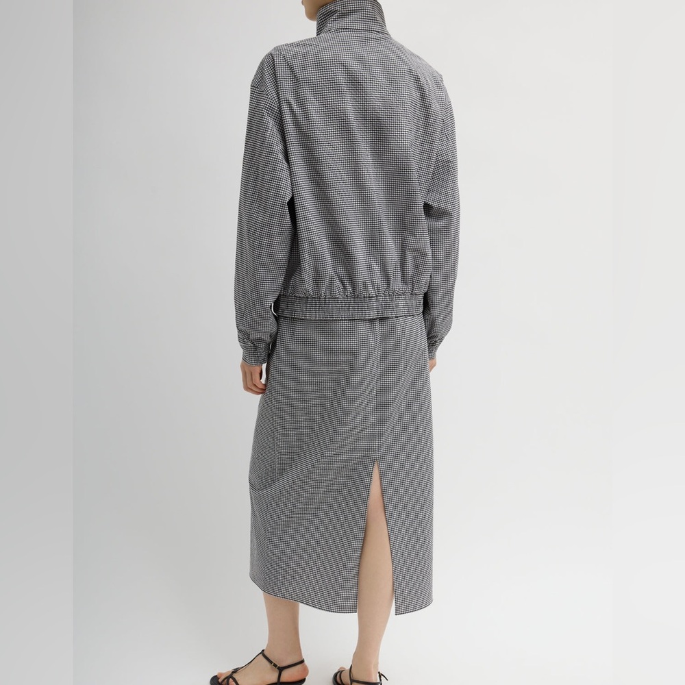 Tibi NWOT Tech Gingham Track Jacket - image 3